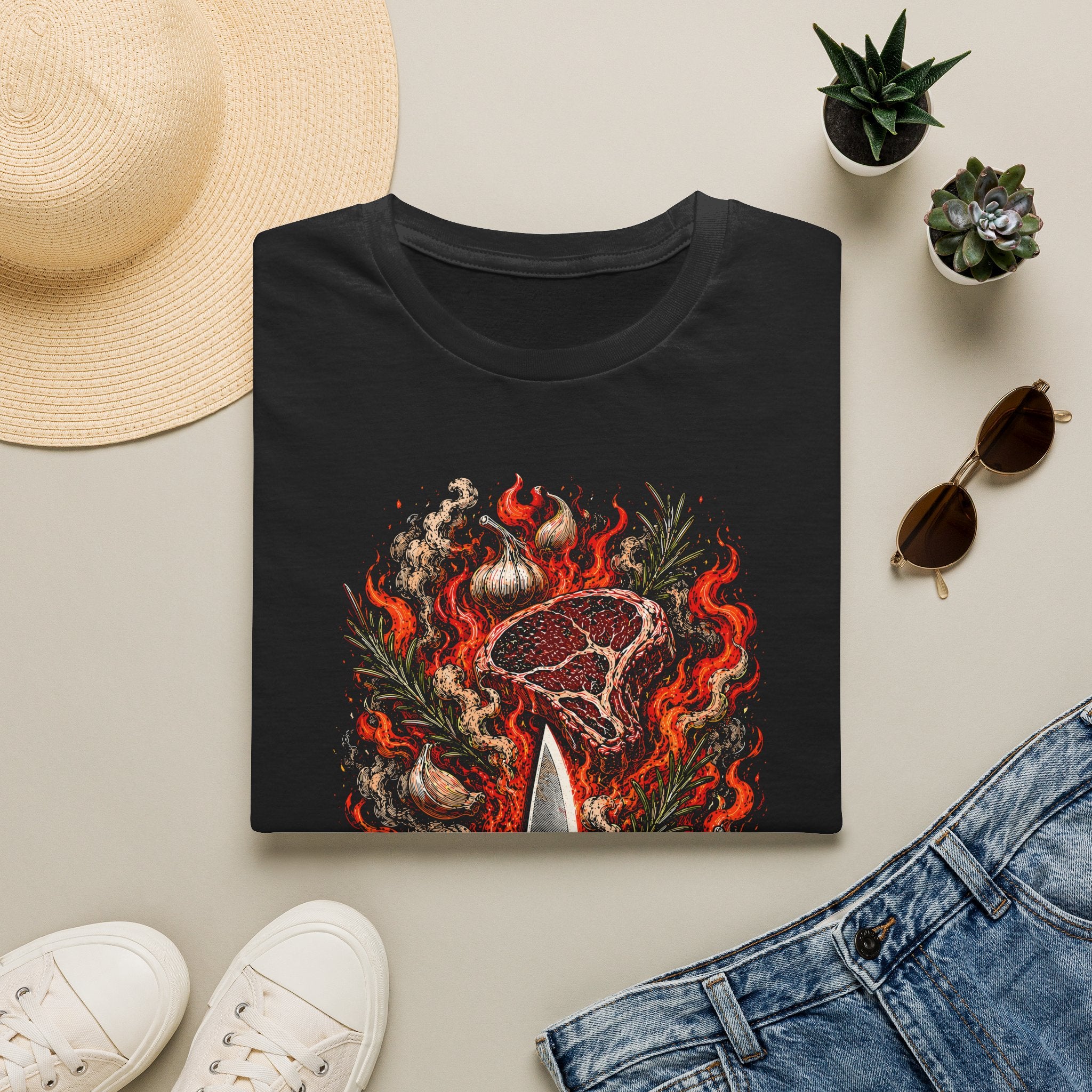 Grilled Steak & Knife T‑Shirt