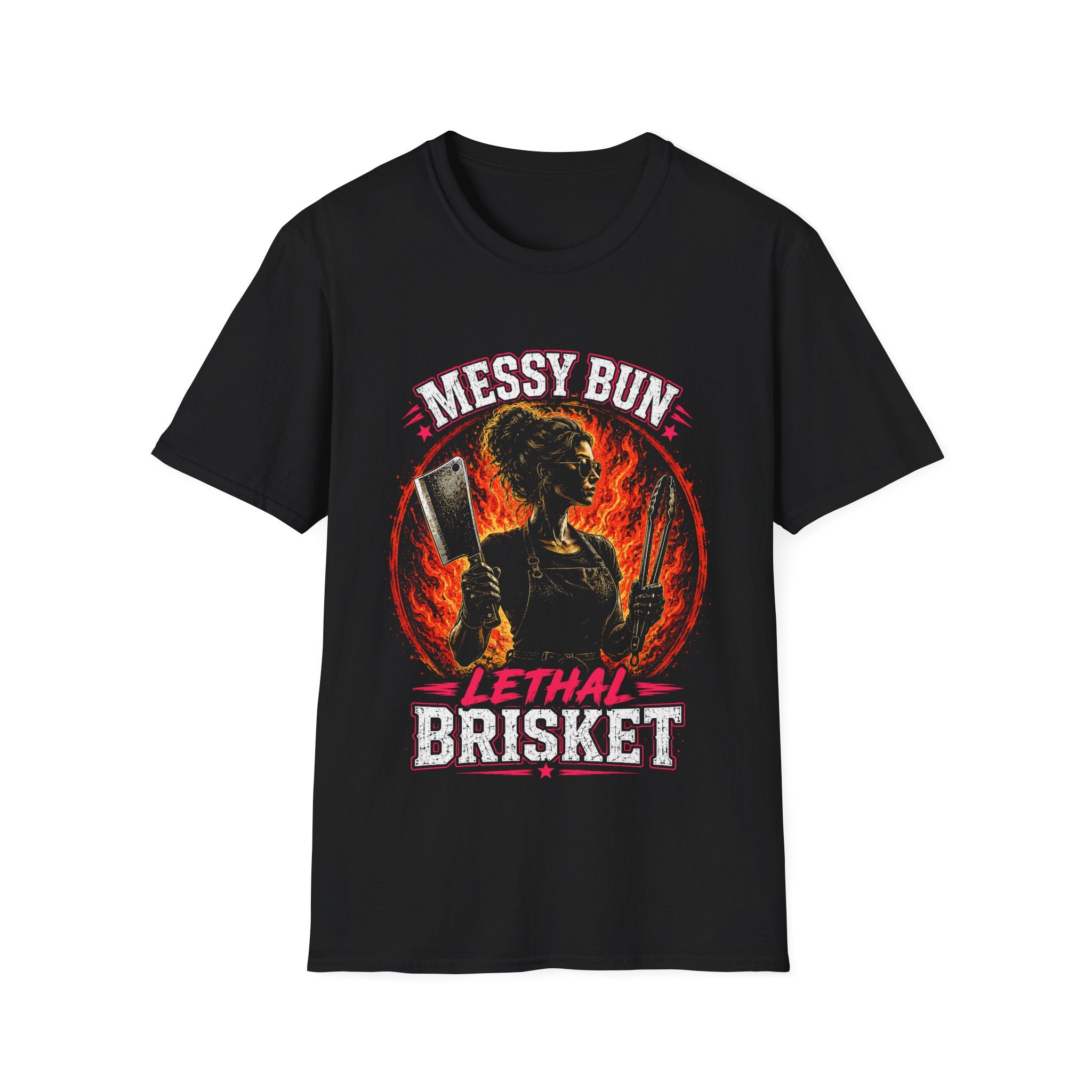 Messy Bun Lethal Brisket T-Shirt