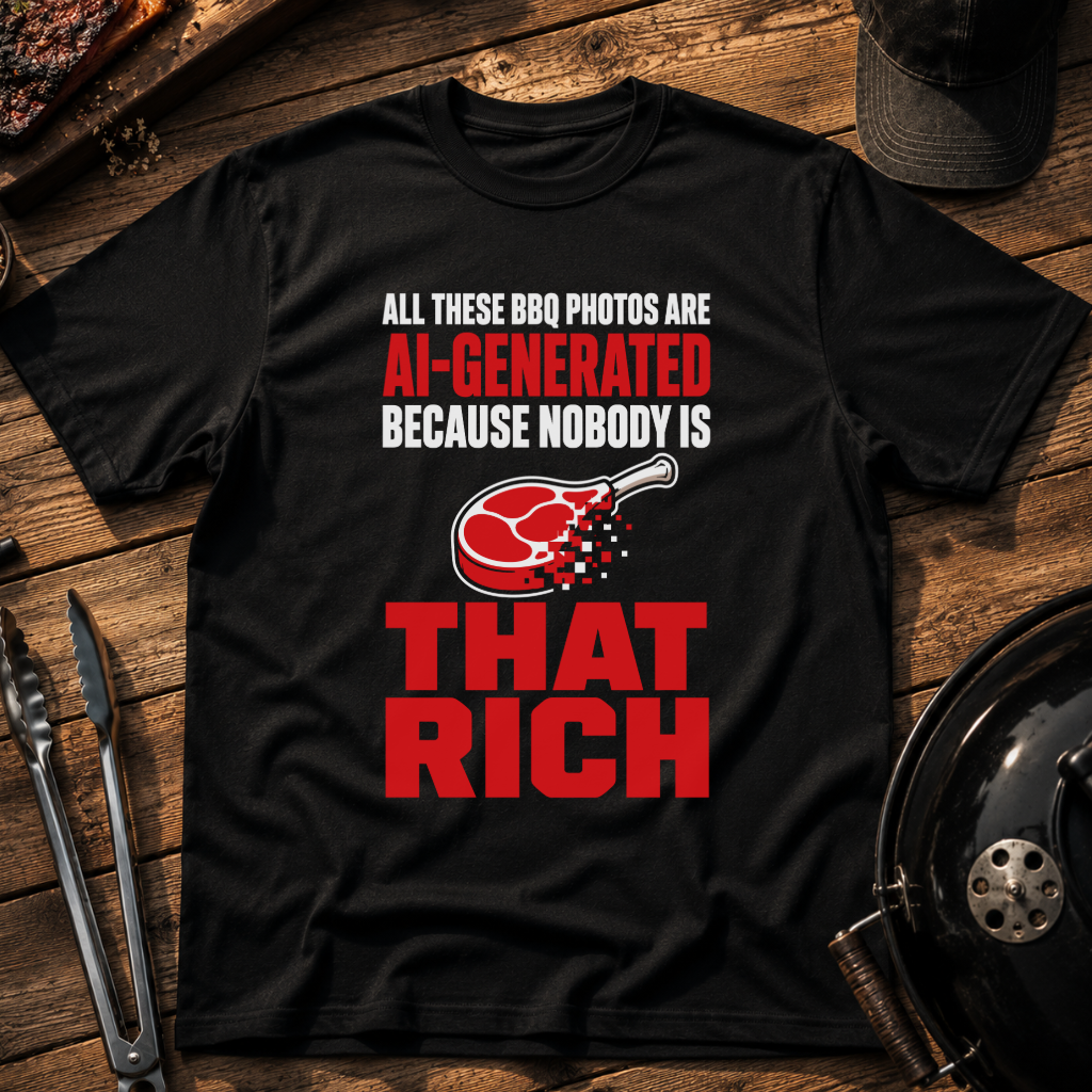 BBQ Photos Are AI‑Generated T-Shirt