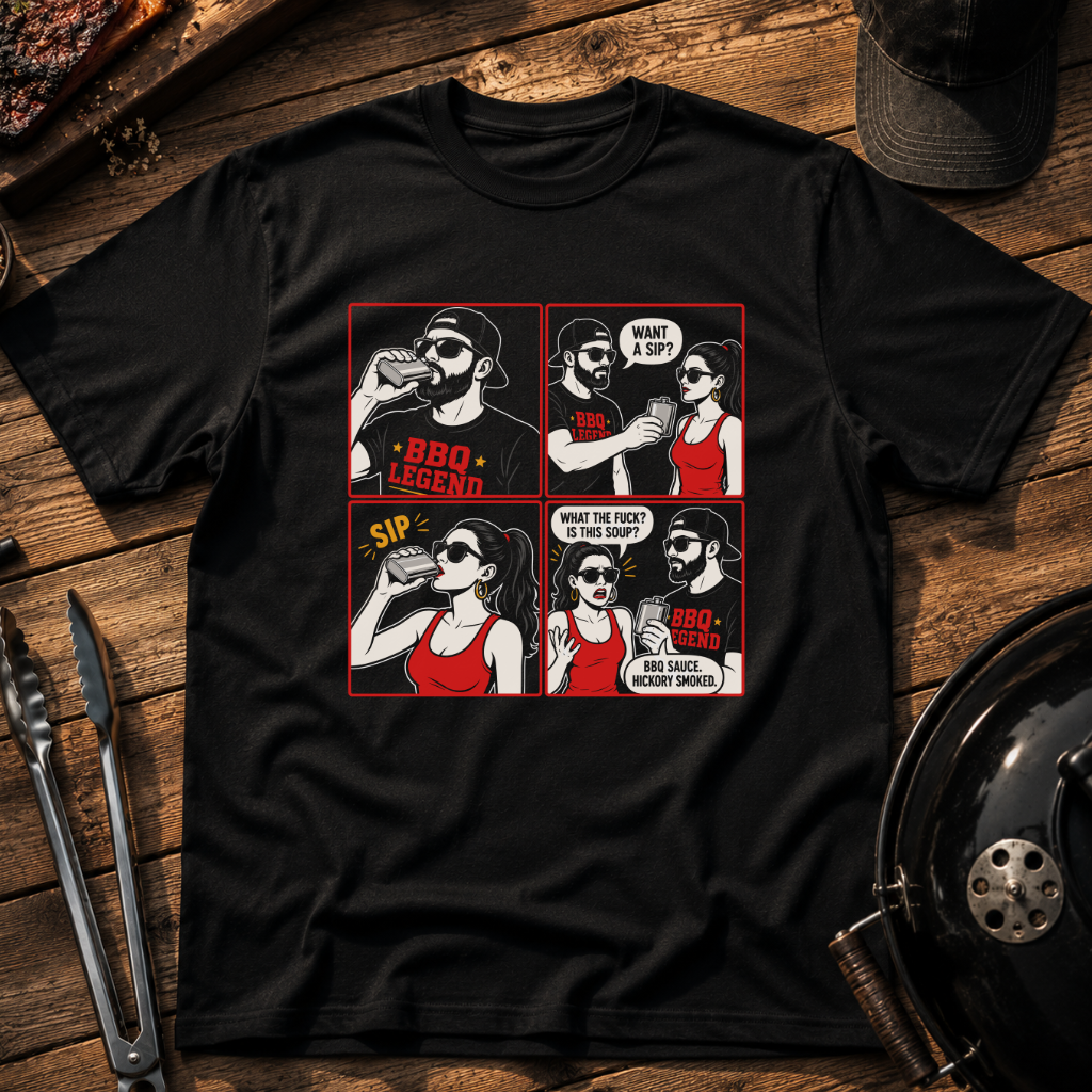 BBQ Legend Comic T-Shirt