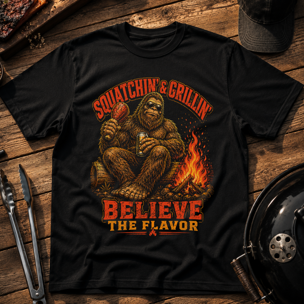 Squatchin' & Grillin' T-Shirt