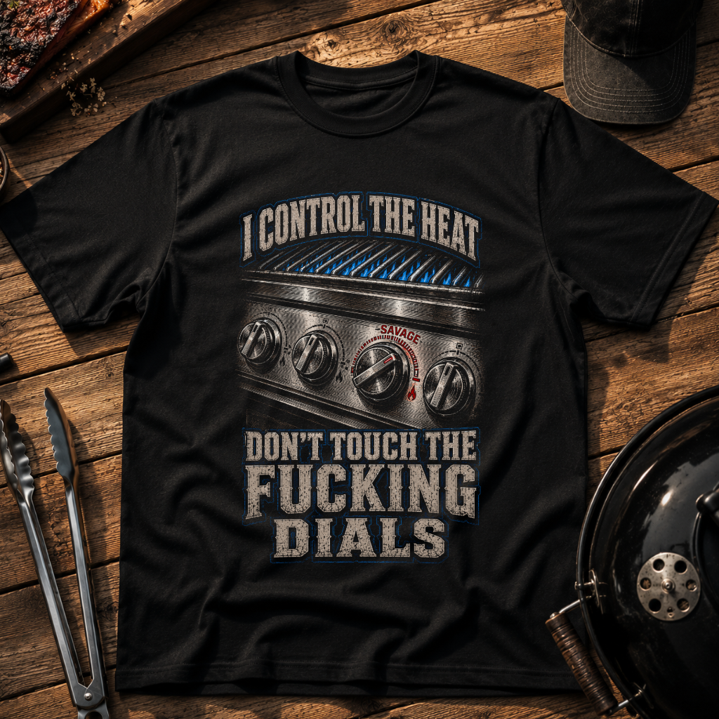 I Control The Heat Grill T-Shirt
