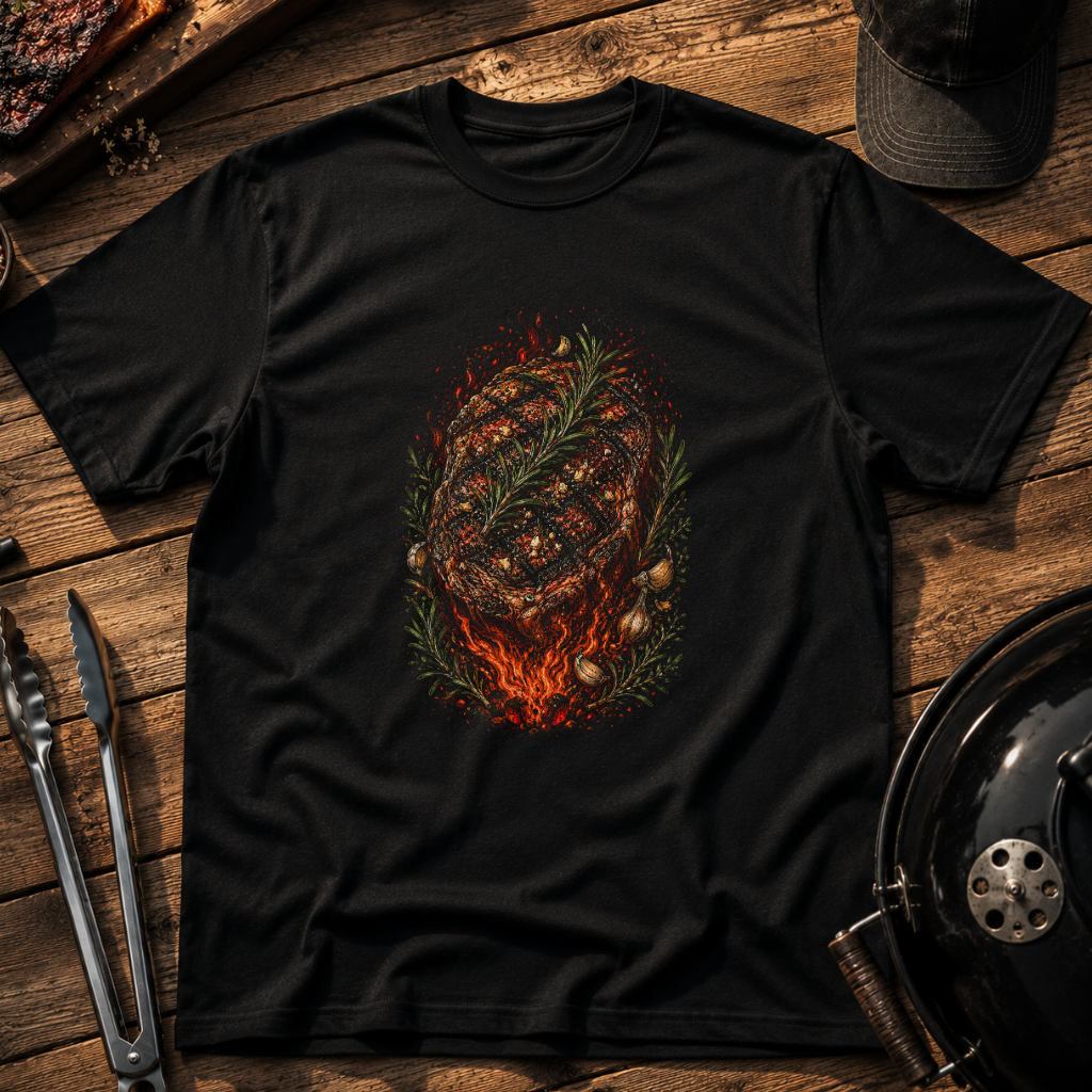 Flaming Herbs & Steak T-Shirt