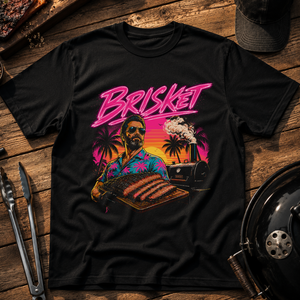 Brisket Retro Sunset T-Shirt