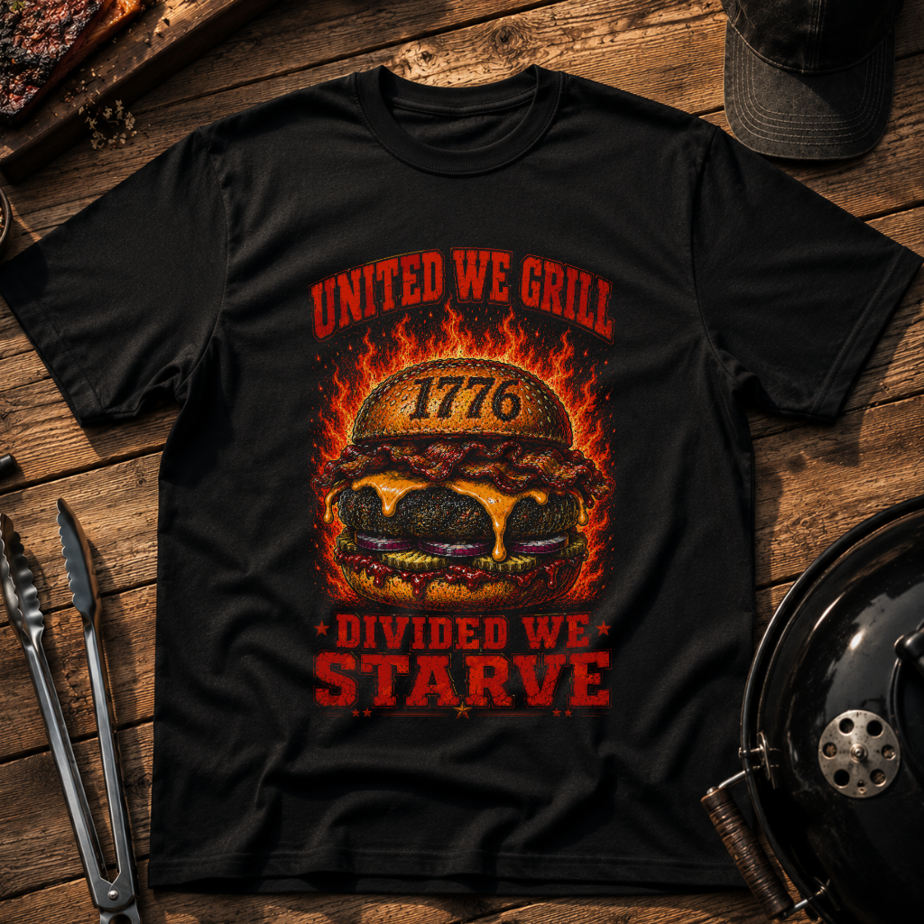 United We Grill 1776 T-Shirt