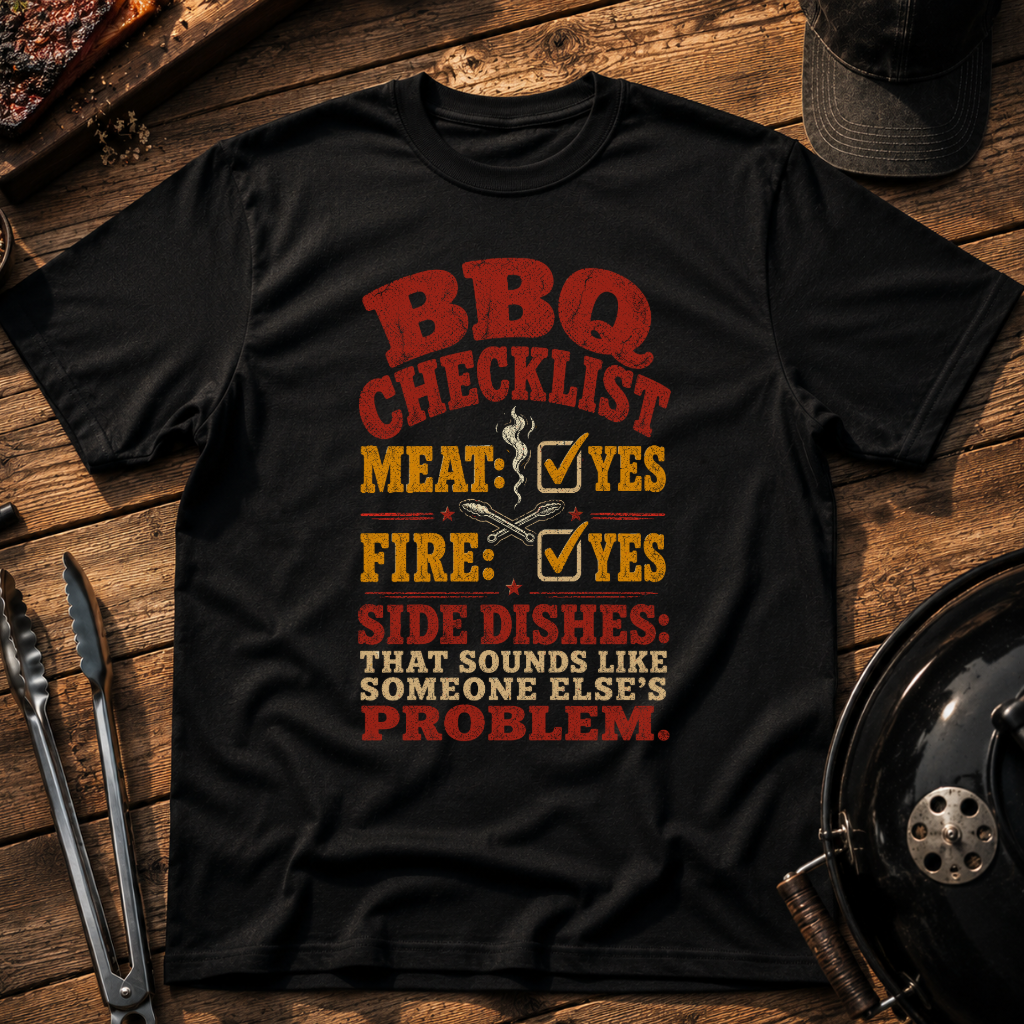 BBQ Checklist T-Shirt
