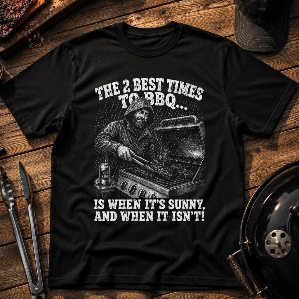 The 2 Best Times to BBQ T-Shirt