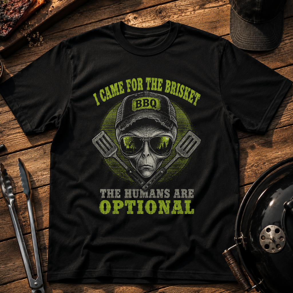 I Came For The Brisket UFO T-Shirt