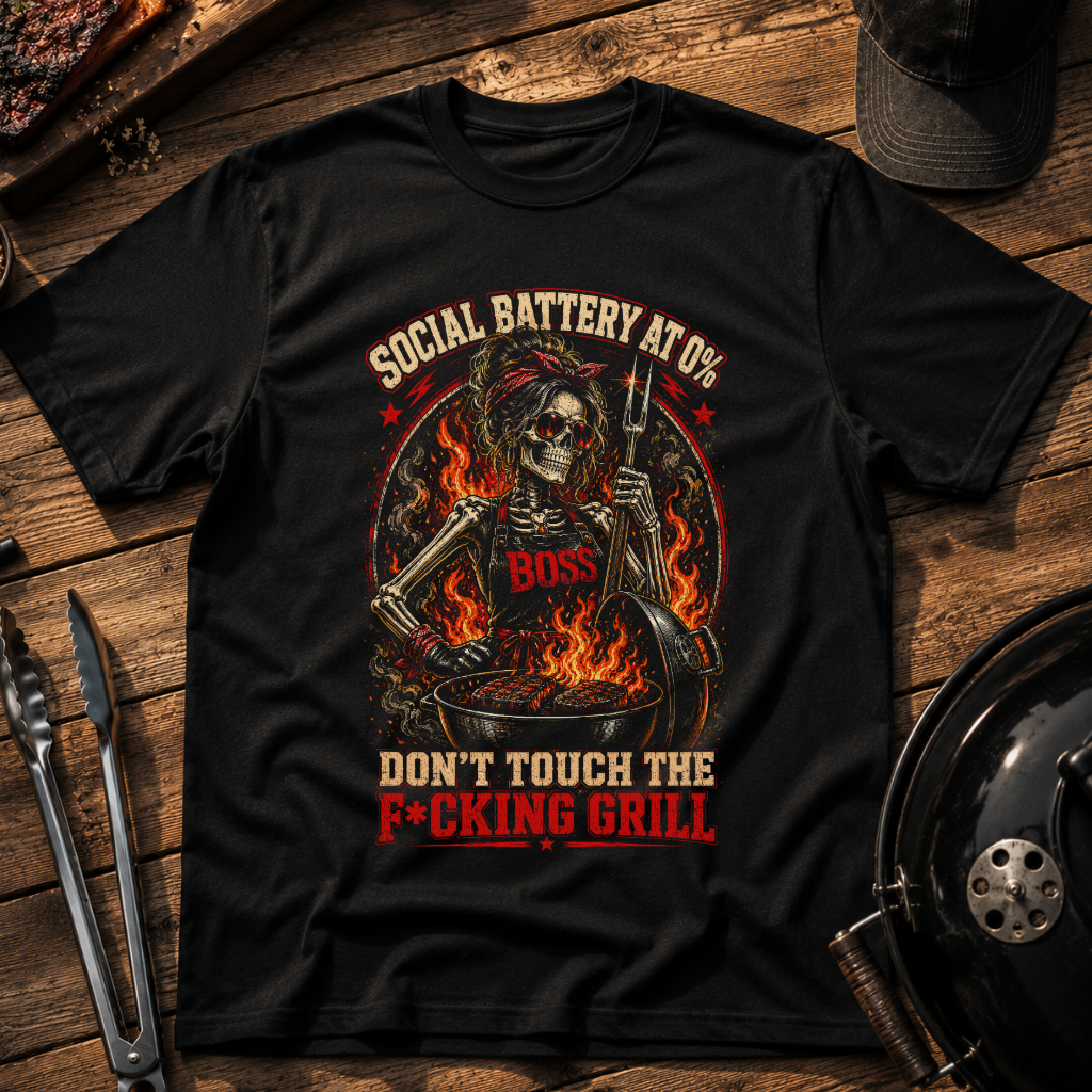 Social Battery At 0% T-Shirt