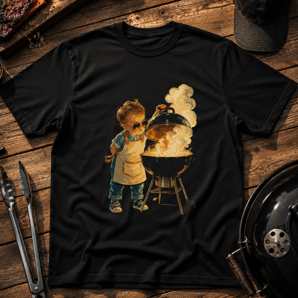 Kids BBQ Retro T-Shirt