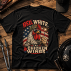 Red, White & Chicken Wings T-Shirt