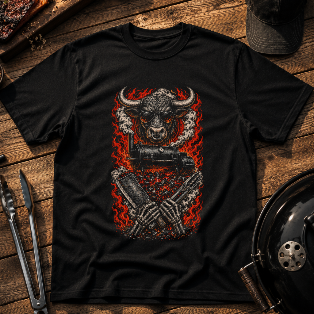 Bull Smoker Skull T‑Shirt