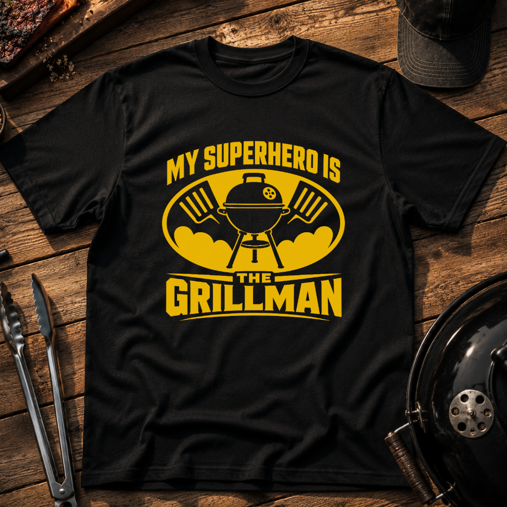 My Superhero Is The Grillman T-Shirt