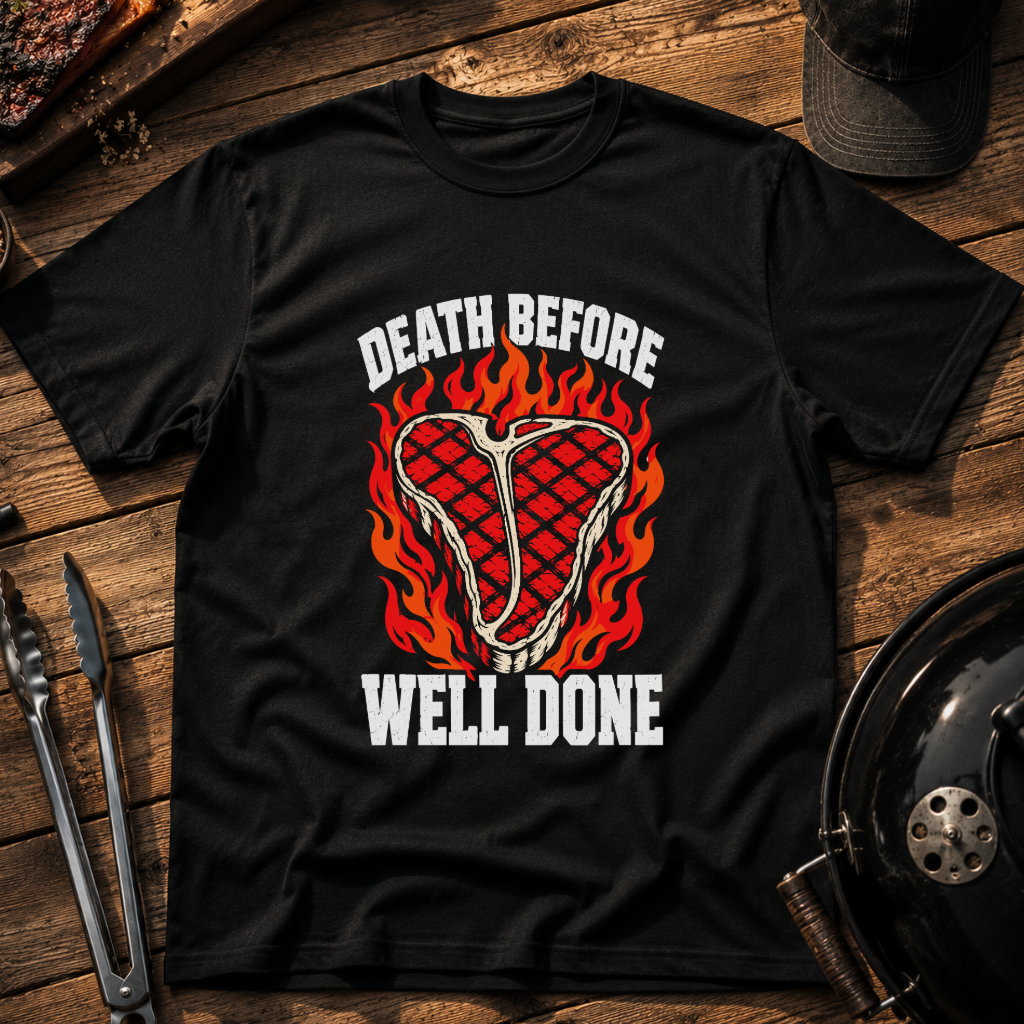 Death Before Well Done T-Shirt