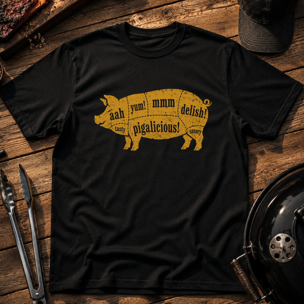Pig Cut Chart T‑Shirt