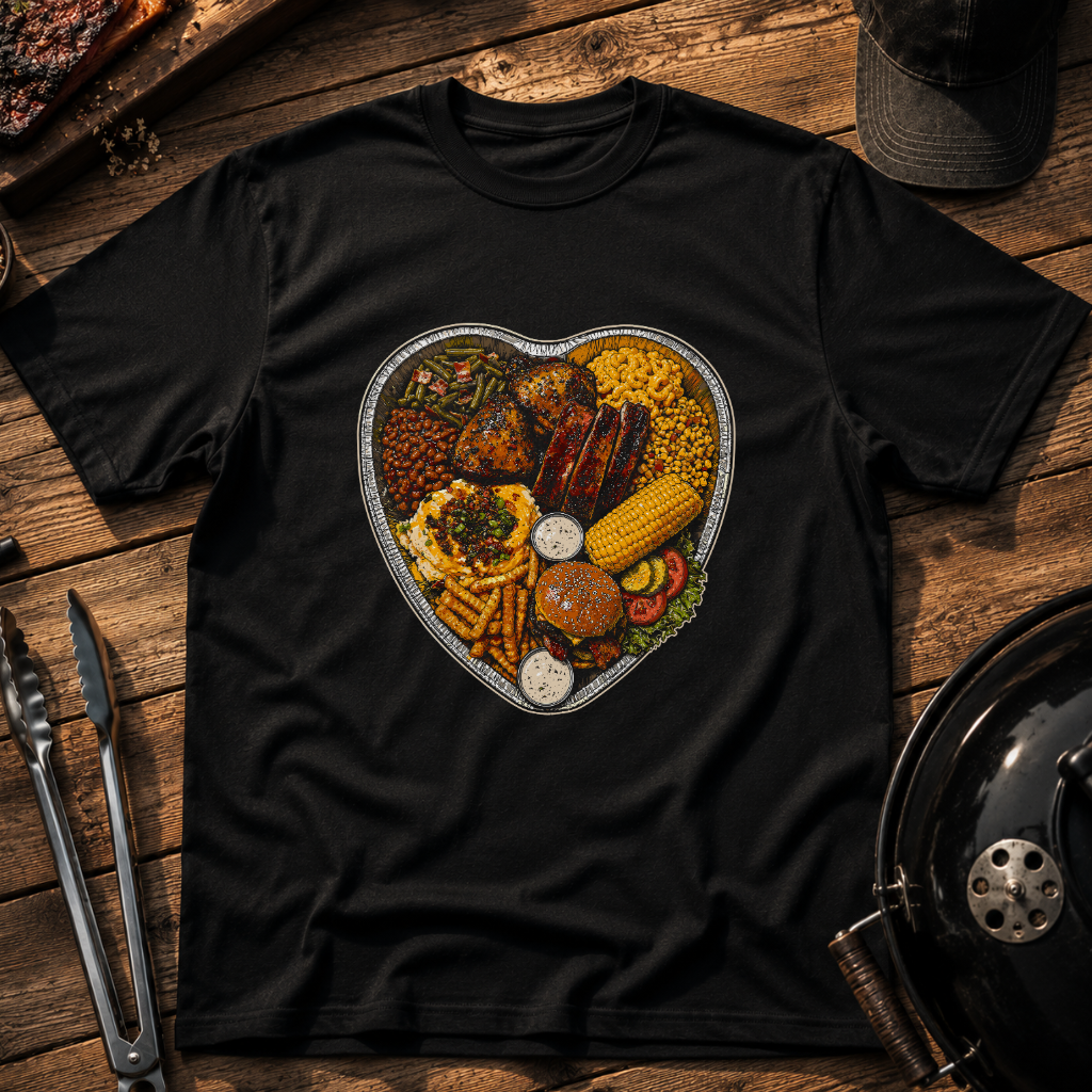 Heart-Shaped Soul Food Dinner T-Shirt
