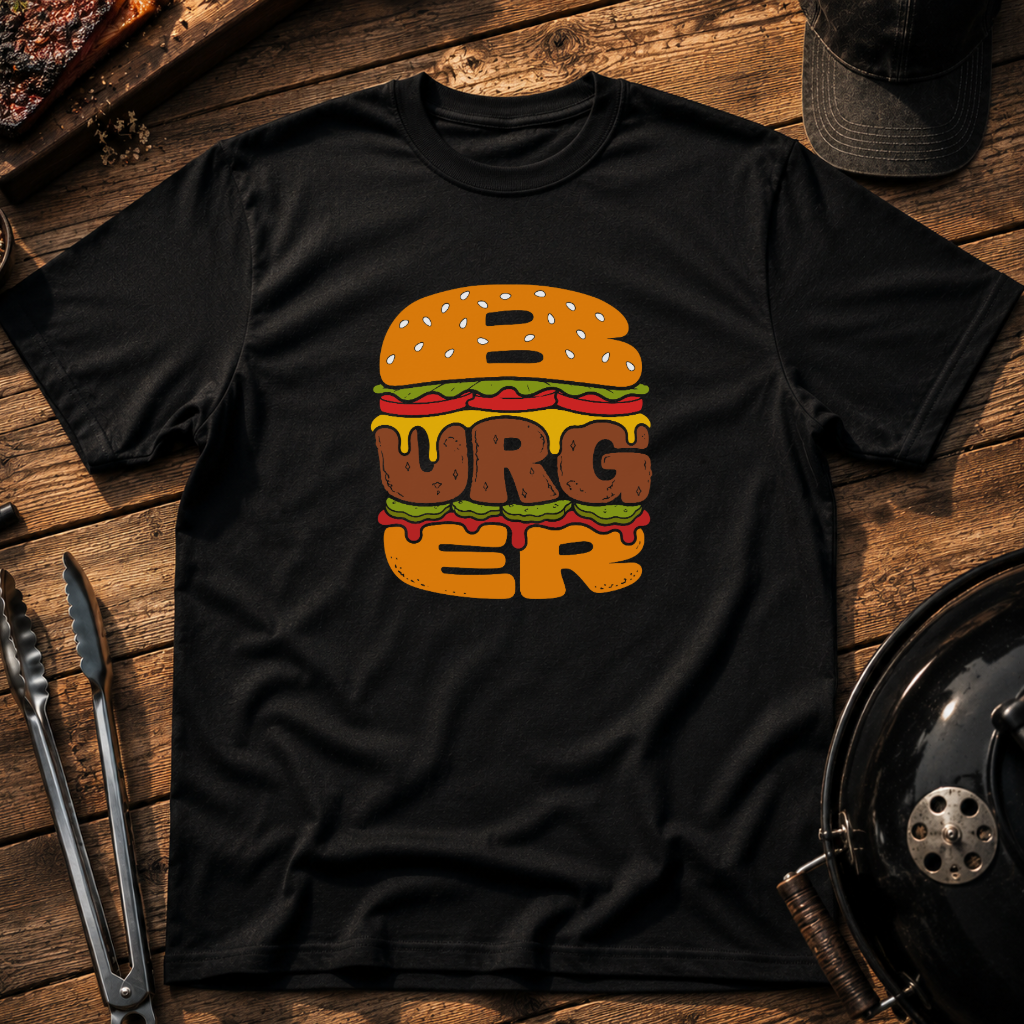 Burger Letters T-Shirt