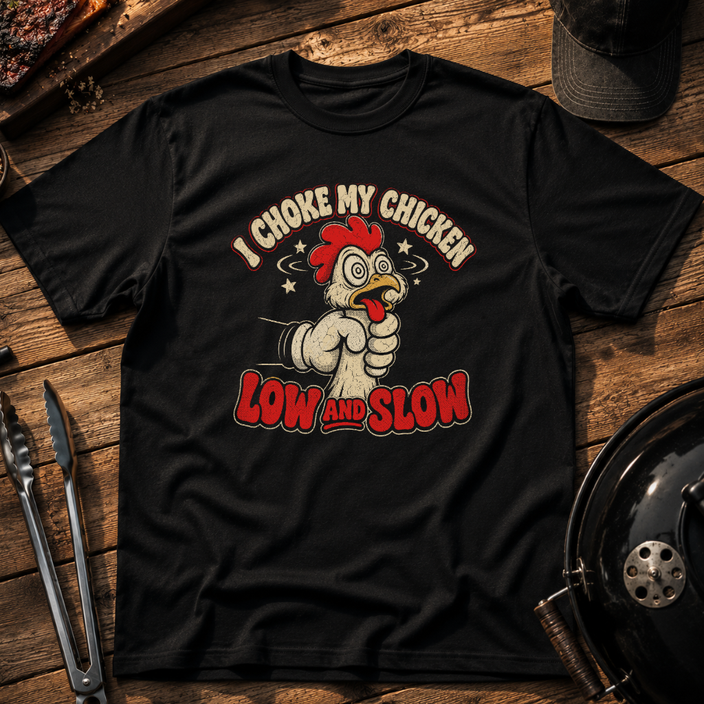 I Choke My Chicken Retro T-Shirt