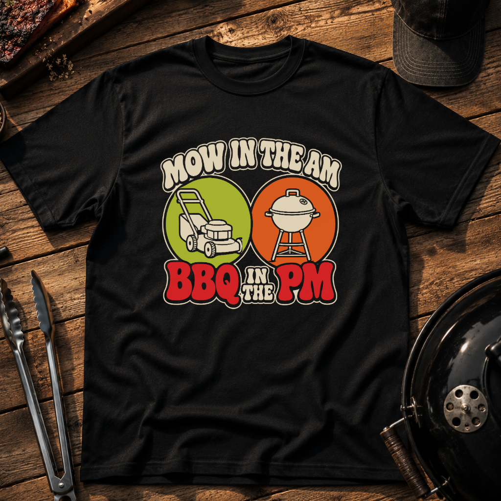 Mow in the AM BBQ in the PM T-Shirt