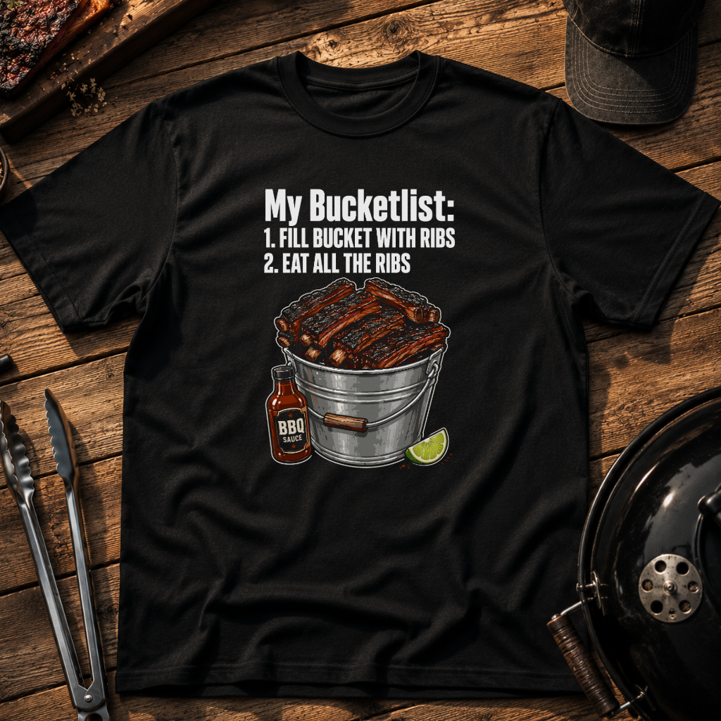 BBQ Ribs Bucketlist T-Shirt