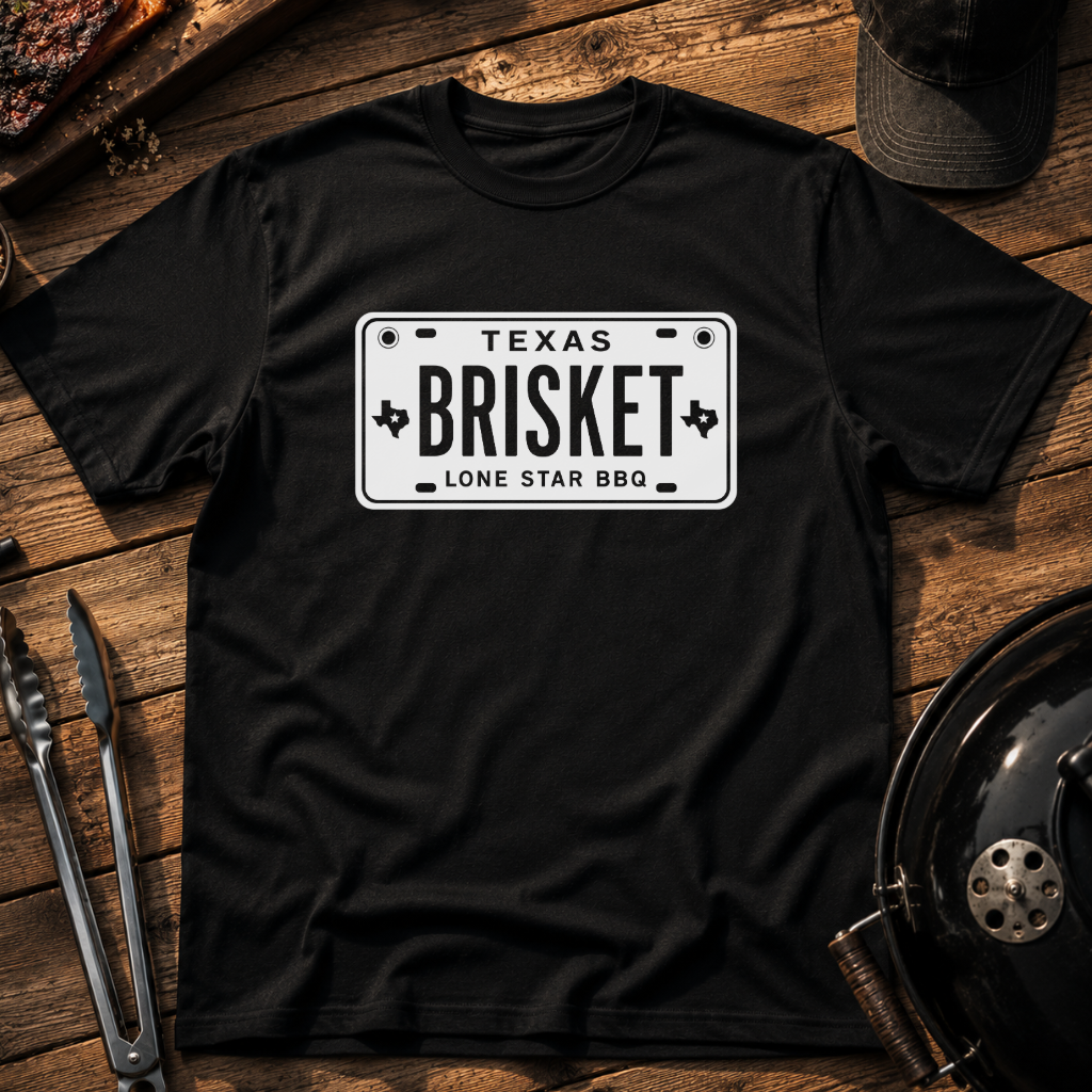 Brisket License Plate T-Shirt