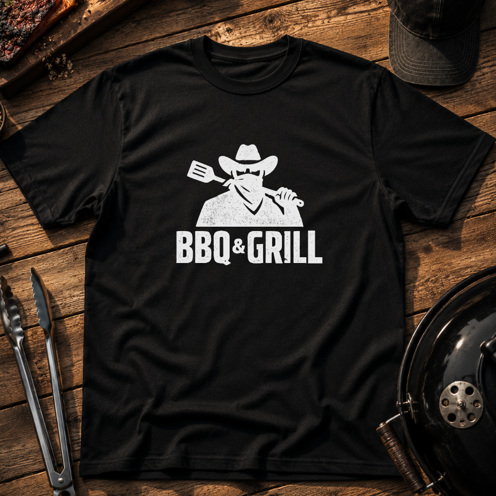 BBQ & Grill Cowboy T-Shirt