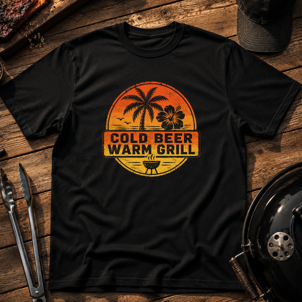 Cold Beer Warm Grill T-Shirt