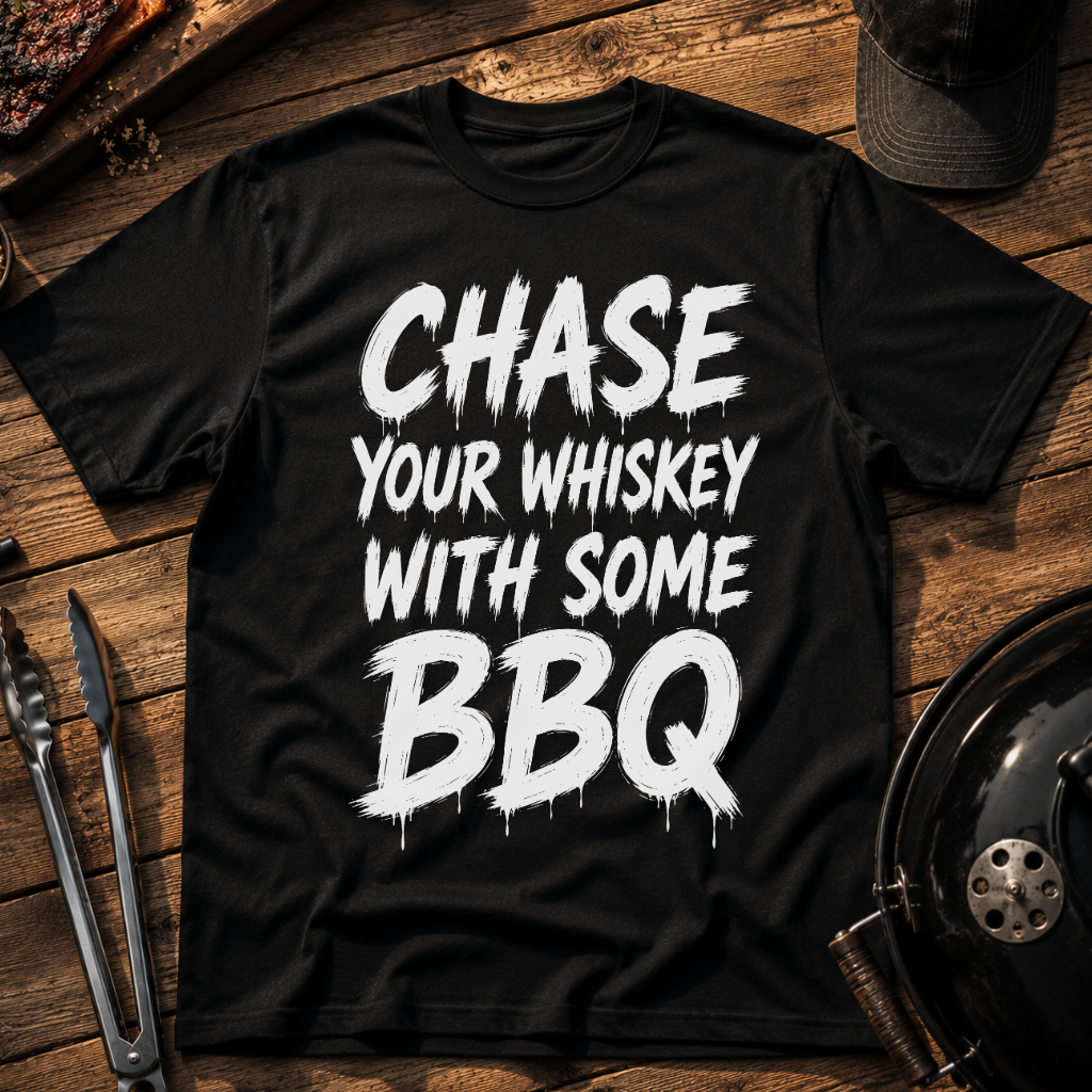 Chase Your Whiskey with Some BBQ T-Shirt