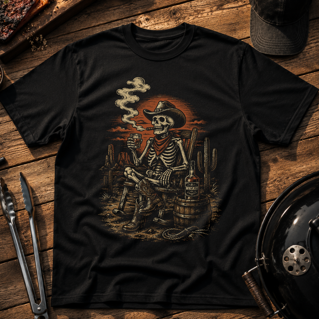 Skeleton Cowboy T‑Shirt