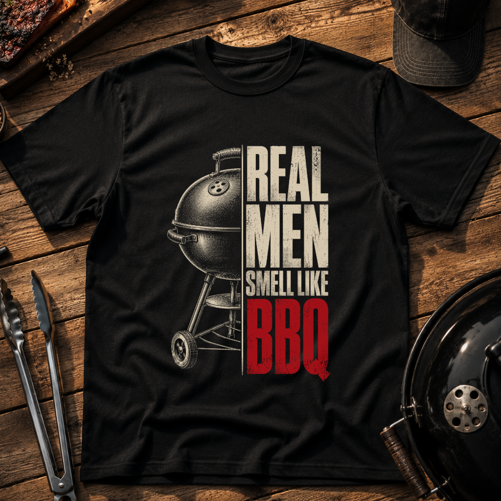 Real Men Smell Like BBQ T-Shirt