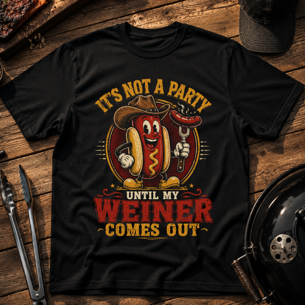 It's Not a Party Until My Weiner Comes Out T-Shirt