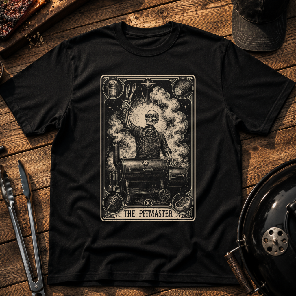 The Pitmaster - Tarot Card T-Shirt