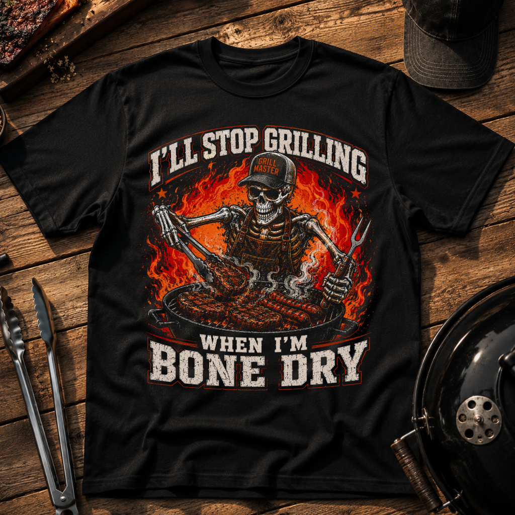 Grill Master Skull T-Shirt