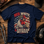 Red, White & Chicken Wings T-Shirt