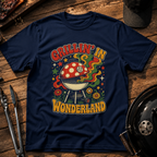 Grillin' In Wonderland Retro Mushroom T-Shirt