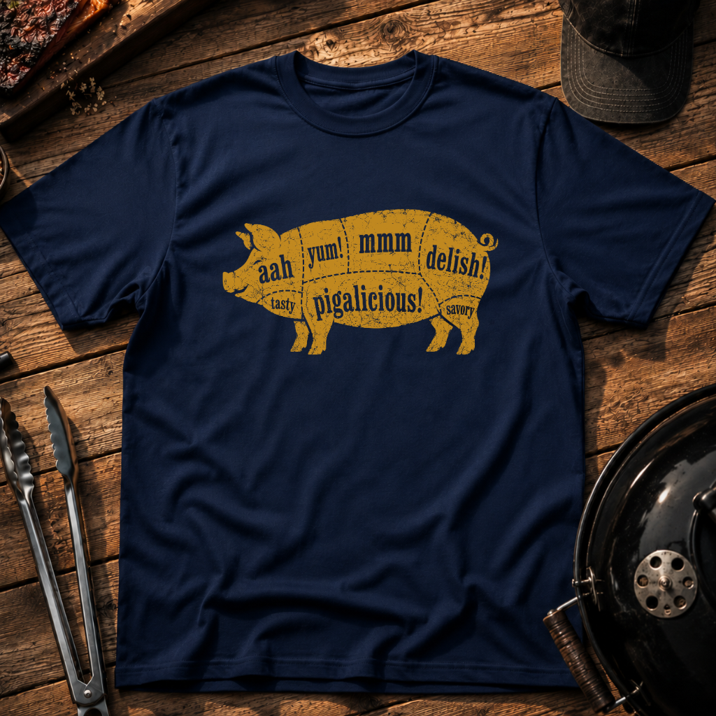Pig Cut Chart T‑Shirt
