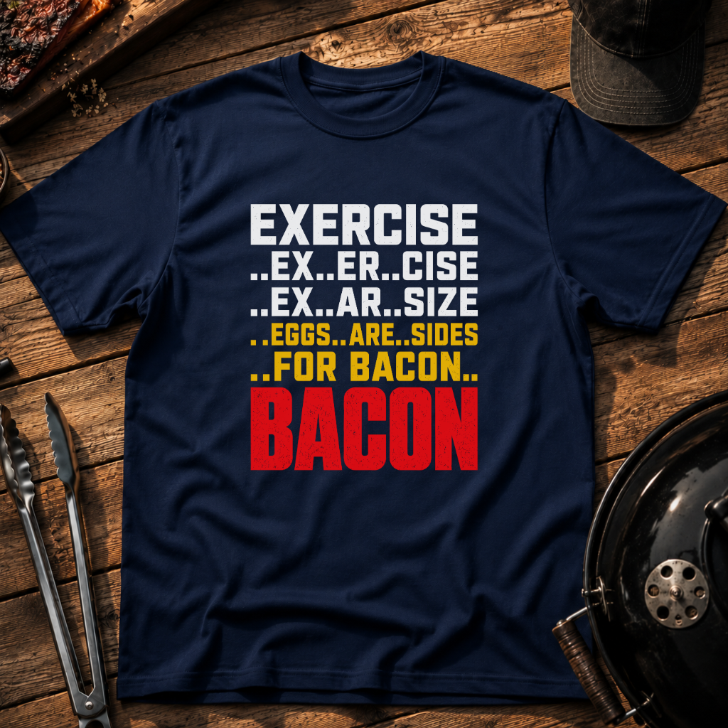 Funny Bacon Exercise T-Shirt