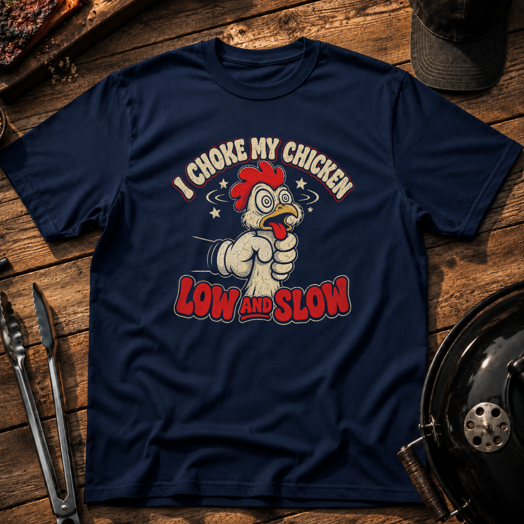 I Choke My Chicken Retro T-Shirt