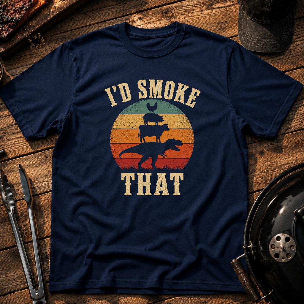 I'd Smoke That - Retro Farm T-Shirt