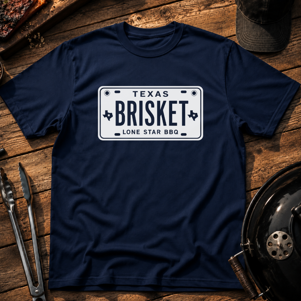 Brisket License Plate T-Shirt