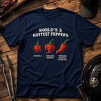 World’s 3 Hottest Peppers T-Shirt