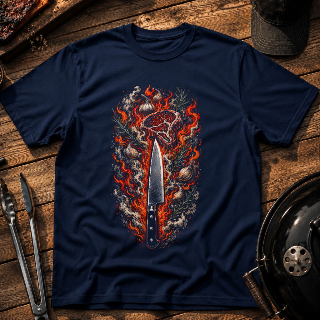 Grilled Steak & Knife T‑Shirt
