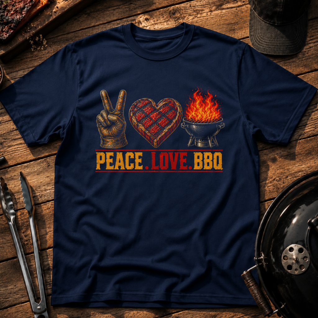 Peace Love BBQ T-Shirt