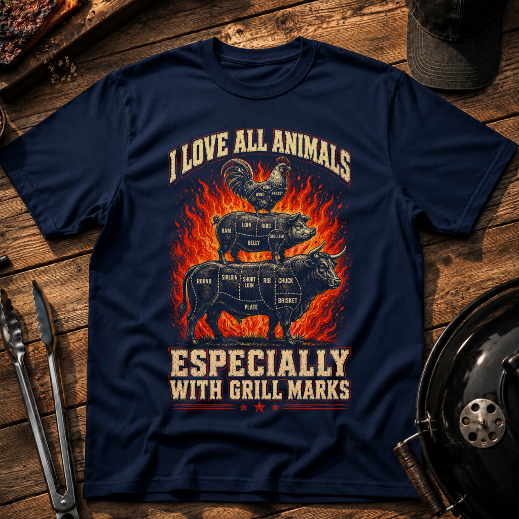 I Love All Animals T‑Shirt