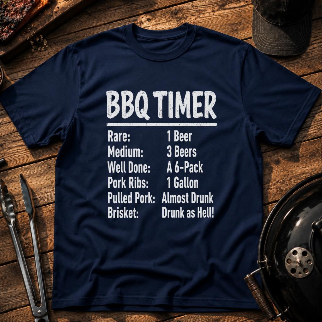 BBQ Timer Funny Grilling T-Shirt