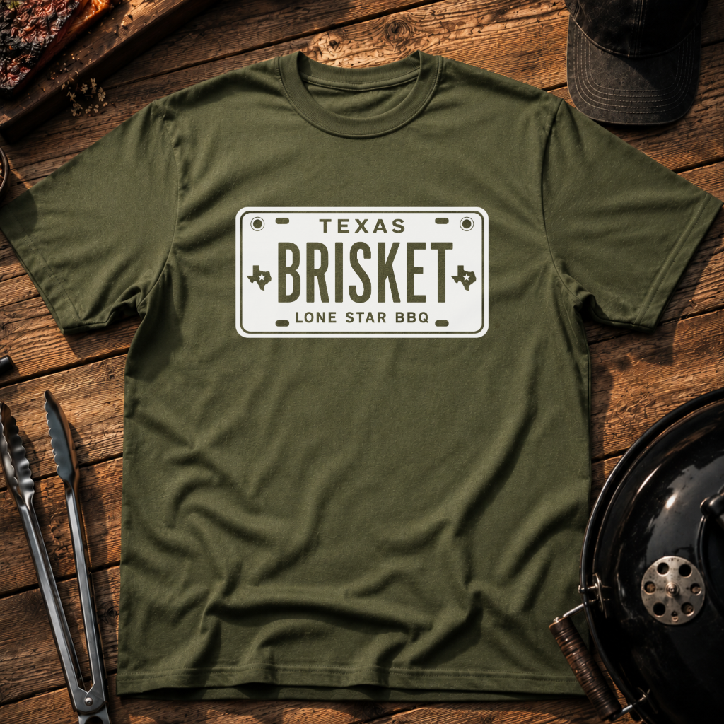Brisket License Plate T-Shirt