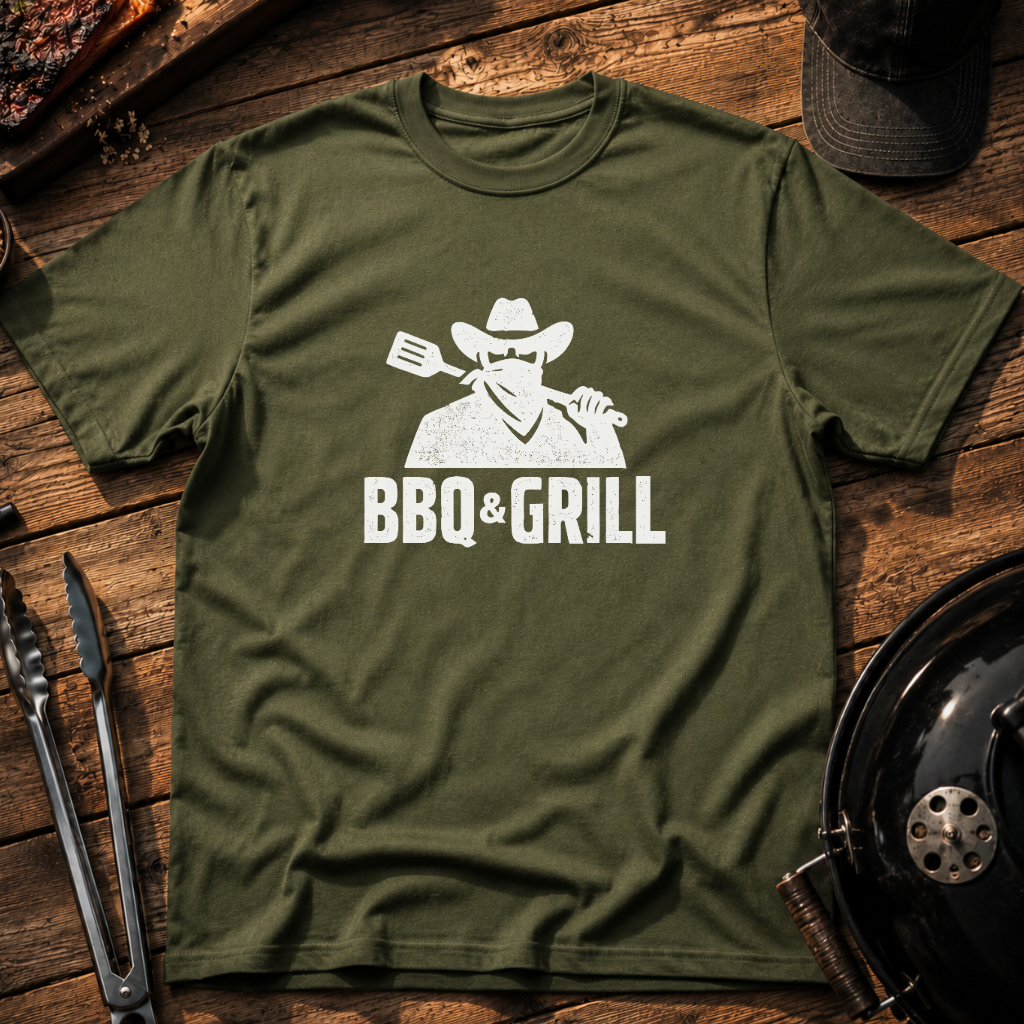 BBQ & Grill Cowboy T-Shirt