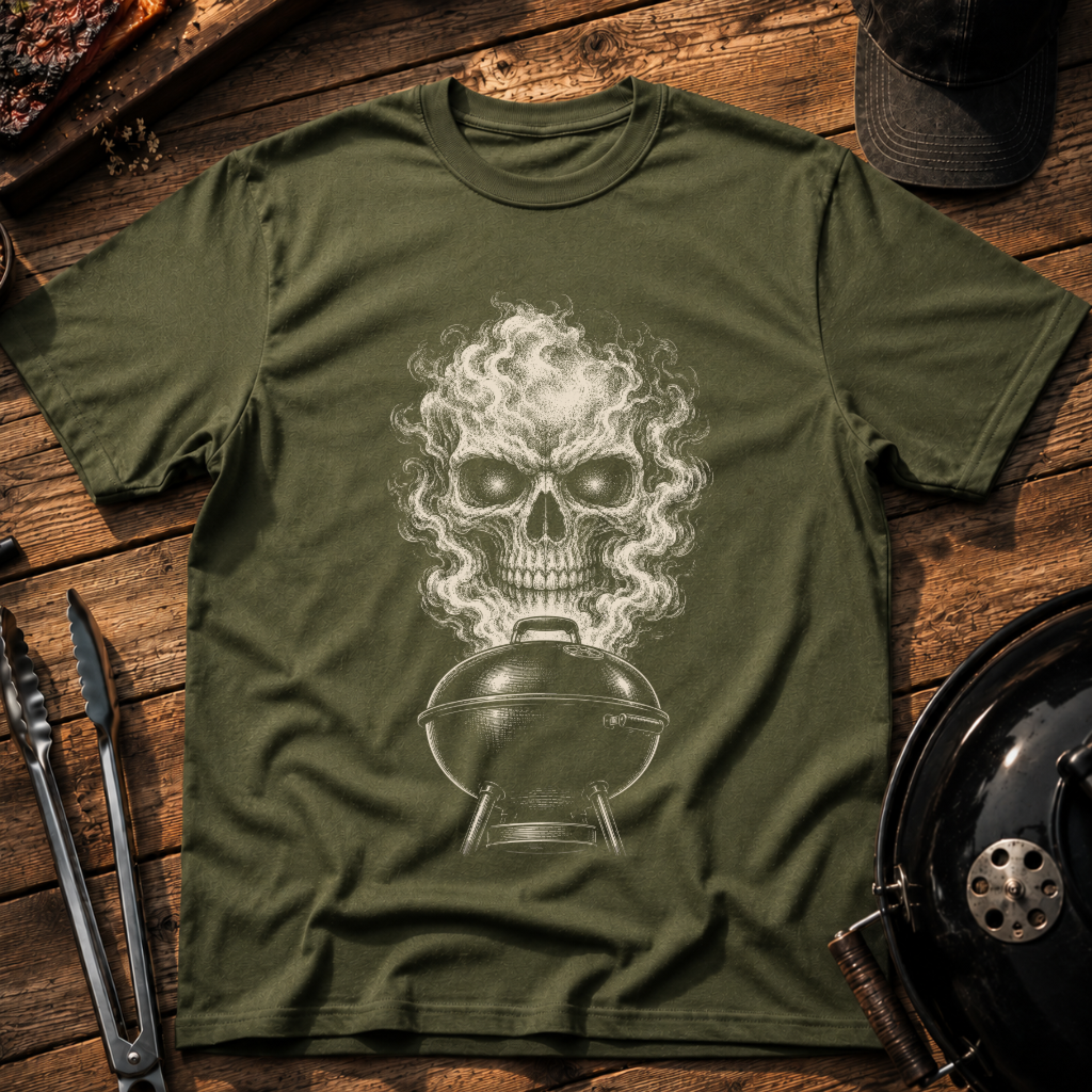 Smoky Skull Grill T-Shirt
