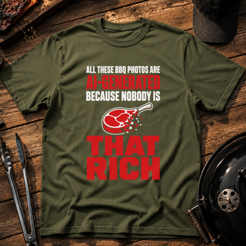 BBQ Photos Are AI‑Generated T-Shirt