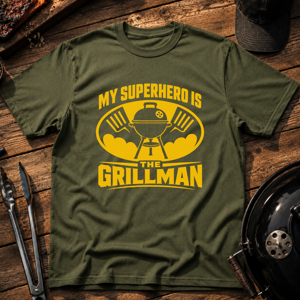 My Superhero Is The Grillman T-Shirt